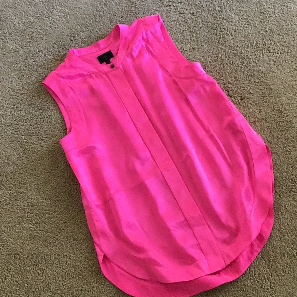 Hot pink banana republic top